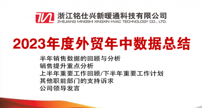 外貿年中點兵，劍指全年目標 -- 外貿板塊召開年中總結暨下半年規劃會議